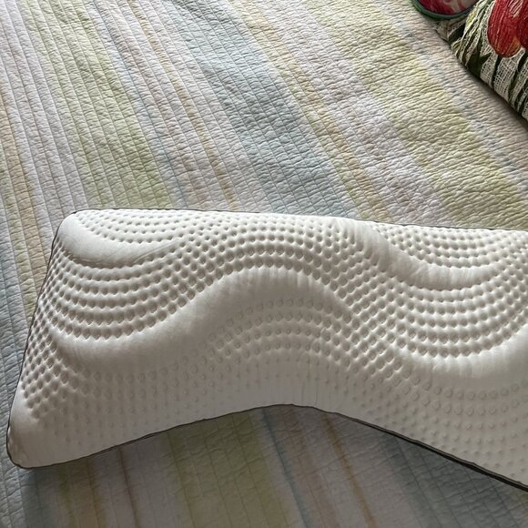 SLEEP NUMBER RESPONTFIT HIPOALLERGENIC CURVED PILLOW KING SIZE - Picture 1 of 6
